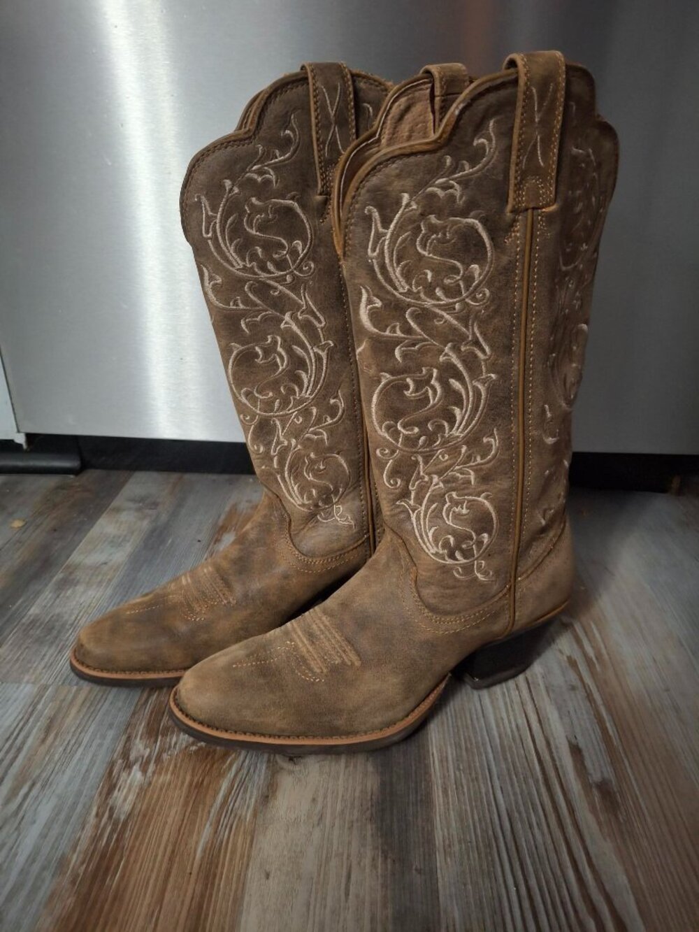 Twisted X Bomber Women's 12" Leather Western Cowboy Boots WWT0025 Size 6B